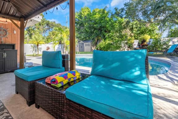 Tropical Palm Haven w/ Pool & Firepit - Image 3
