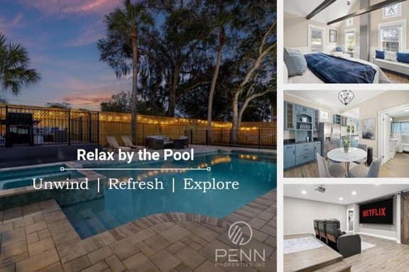 Luxurious Escape Sleeps 10 with Private Pool & Spa - Image 1