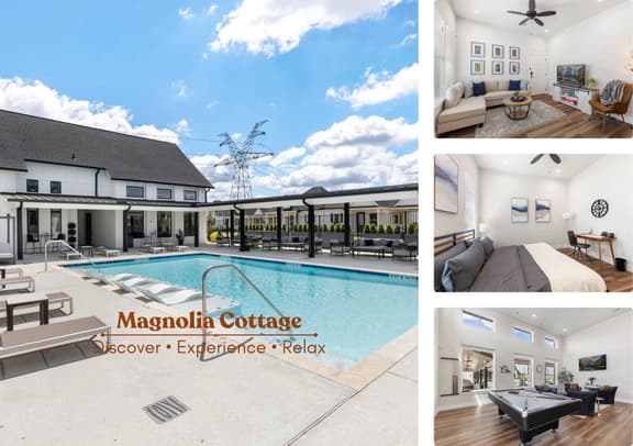 Modern Magnolia Cottage | Pool & Gym Access - Image 1