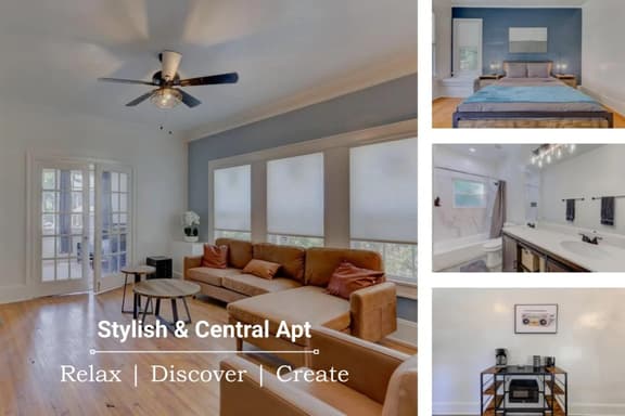 Walk to Overton Park & Zoo | Stylish & Central Apt - Image 1